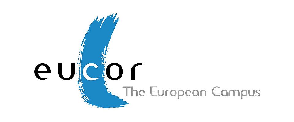 Logo Eucor blue and white
