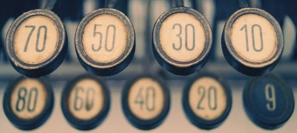 Numbers on type writer - Access to Philanthropy in Numbers